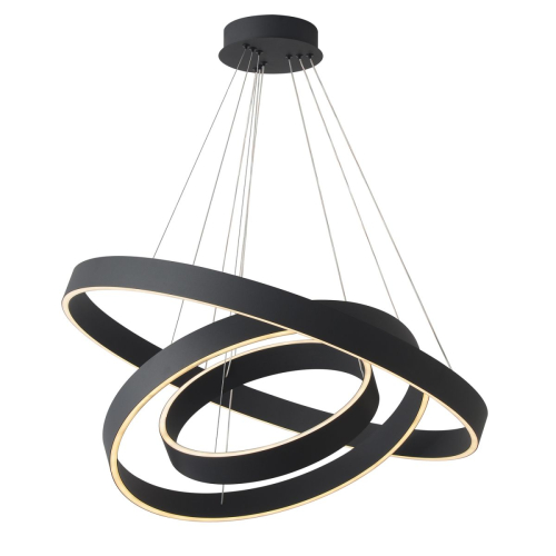 Подвесная люстра Crystal Lux TRON SP158W LED BLACK изображение в интернет-магазине Cramer Light фото 6