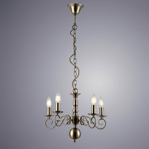 Подвесная люстра Arte Lamp A1129LM-5AB изображение в интернет-магазине Cramer Light фото 3
