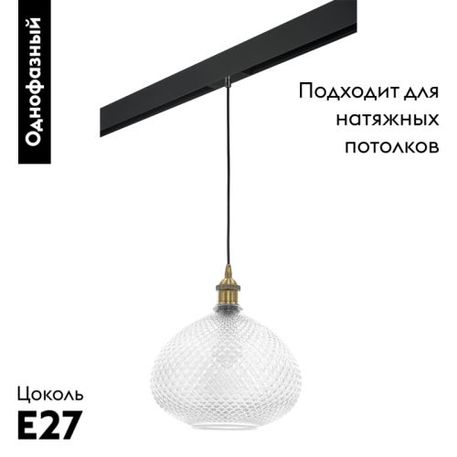 Трековый светильник Lightstar Genni PRO798031 (798031+595007) изображение в интернет-магазине Cramer Light фото 2