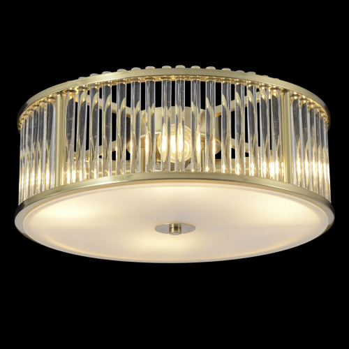 Потолочный светильник Crystal Lux AVENUE PL4 BRASS изображение в интернет-магазине Cramer Light фото 3