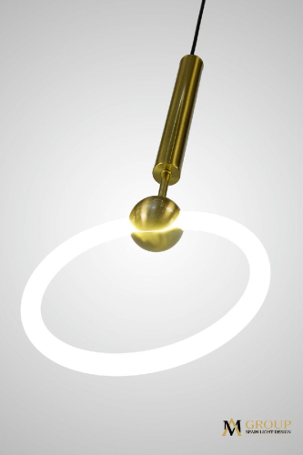 Подвесной светильник AM Group AM453 D250 GOLD изображение в интернет-магазине Cramer Light фото 3