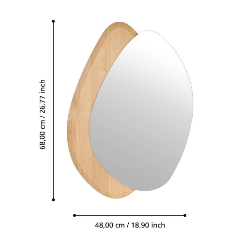 Зеркало декоративное Eglo Lioma 425049 изображение в интернет-магазине Cramer Light фото 6