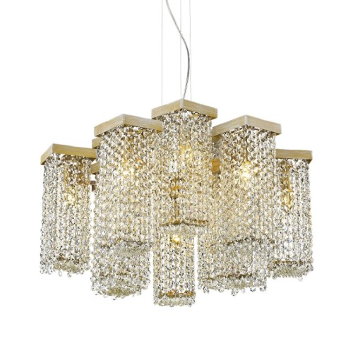 Подвесная люстра Delight Collection P68065-12 gold изображение в интернет-магазине Cramer Light