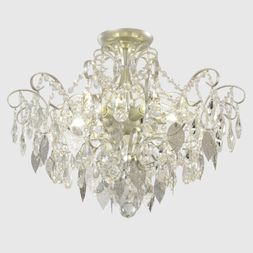 Потолочная люстра Crystal Lux ESMIRALDA PL6 SILVER изображение в интернет-магазине Cramer Light фото 5