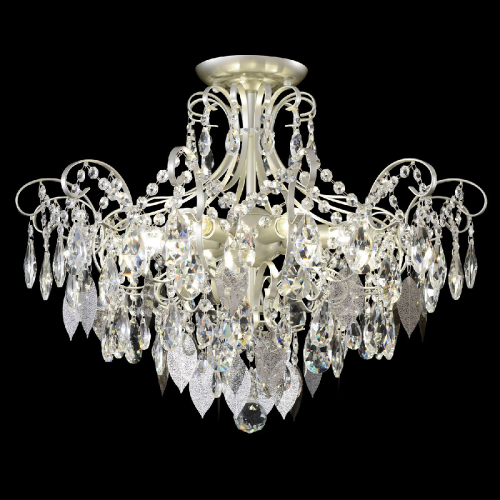 Потолочная люстра Crystal Lux ESMIRALDA PL6 SILVER изображение в интернет-магазине Cramer Light фото 4