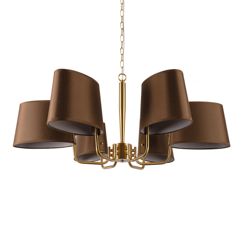 Подвесная люстра Loft IT Hilton 10527/6 Brass изображение в интернет-магазине Cramer Light фото 5
