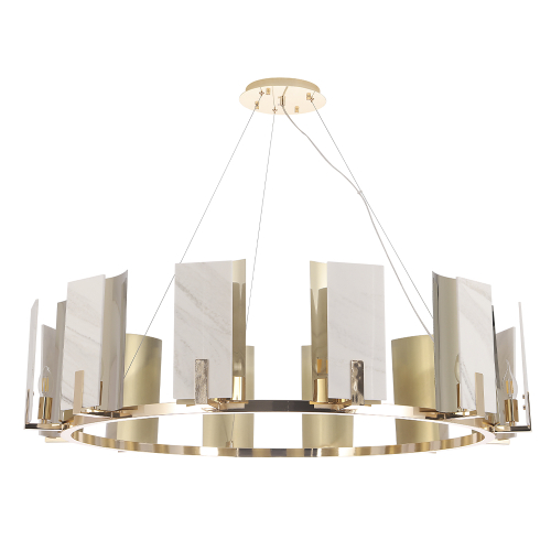 Подвесная люстра Crystal Lux DELUXE SP12 изображение в интернет-магазине Cramer Light