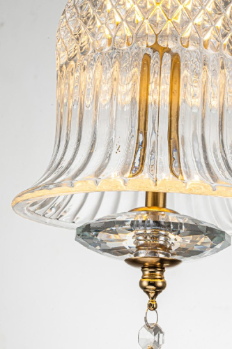 Подвесной светильник Belfast Herbison A1954 CL GL изображение в интернет-магазине Cramer Light фото 3