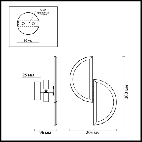 Настенный светильник Odeon Light Toscana 5447/2W изображение в интернет-магазине Cramer Light фото 5