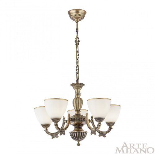 Подвесная люстра Arte Milano 342837/5 AB изображение в интернет-магазине Cramer Light фото 8