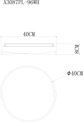 Потолочный светодиодный светильник Arte Lamp Zibal A3087PL-96WH изображение в интернет-магазине Cramer Light фото 2