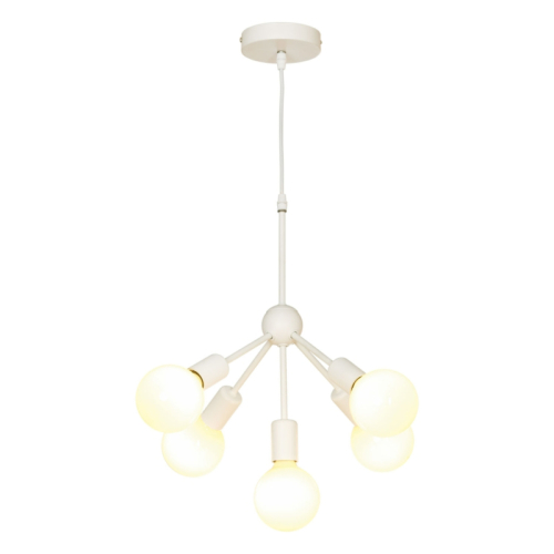 Подвесная люстра Lussole Kenner LSP-8268-W изображение в интернет-магазине Cramer Light