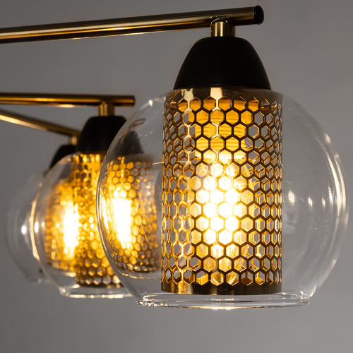 Потолочная люстра Arte Lamp Manchester A7045PL-8BK изображение в интернет-магазине Cramer Light фото 4
