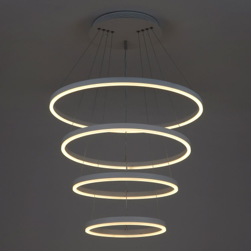 Каскадная люстра LED4U 55000-4 WH изображение в интернет-магазине Cramer Light фото 2