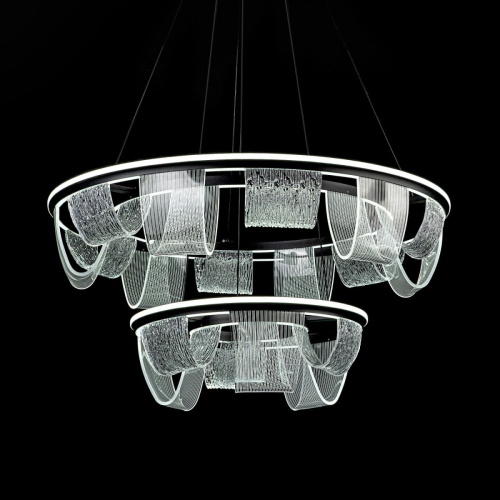 Подвесная люстра LED4U L7706-800-460 BK изображение в интернет-магазине Cramer Light фото 3