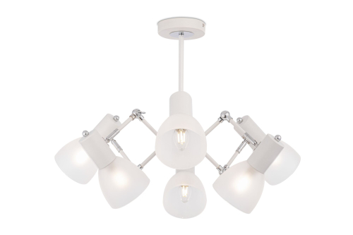 Люстра на штанге Freya Avery FR5080PL-06W изображение в интернет-магазине Cramer Light фото 4