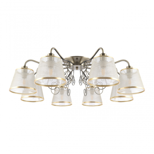 Потолочная люстра Arte Milano 341120/8 AB изображение в интернет-магазине Cramer Light фото 5