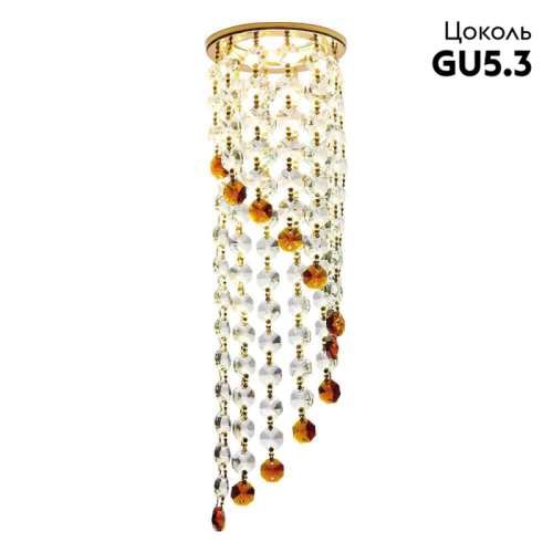 Встраиваемый светильник Ambrella Light K3440 CL/BR/G изображение в интернет-магазине Cramer Light фото 2