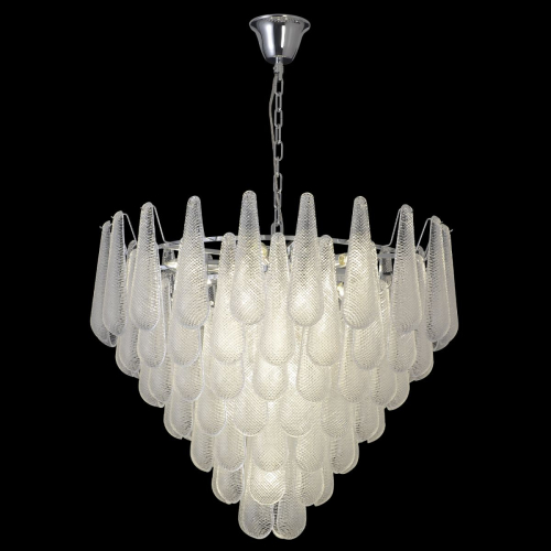 Подвесная люстра Crystal Lux FONTAIN SP18 CHROME изображение в интернет-магазине Cramer Light