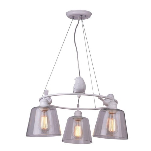 Подвесная люстра Arte Lamp Passero A4289LM-3WH изображение в интернет-магазине Cramer Light