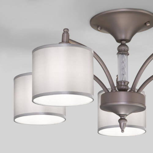 Потолочная люстра Eurosvet Adagio 60080/5 сатин-никель изображение в интернет-магазине Cramer Light фото 4