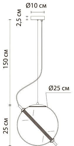 Подвесной светильник Arte Lamp Нolly A3225SP-1PB изображение в интернет-магазине Cramer Light фото 3