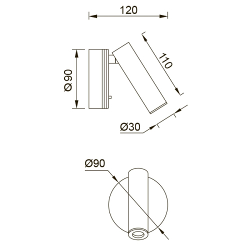 Спот Mantra Prea 8834 изображение в интернет-магазине Cramer Light фото 3