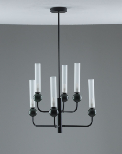 Люстра на штанге Moderli Illis V11792-6P изображение в интернет-магазине Cramer Light фото 2