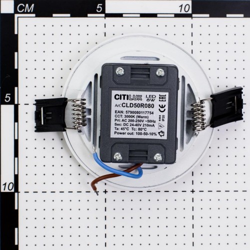 Встраиваемый светодиодный светильник Citilux Омега CLD50R080N изображение в интернет-магазине Cramer Light фото 5