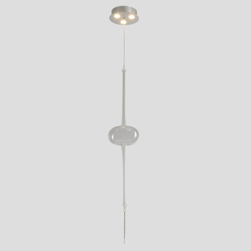 Подвесной светильник Crystal Lux GLASS SP3W LED CHROME изображение в интернет-магазине Cramer Light фото 3
