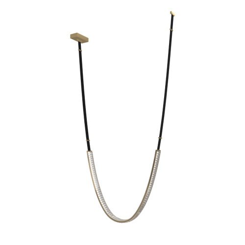 Подвесной светильник Delight Collection MD24083001-1G black/gold изображение в интернет-магазине Cramer Light