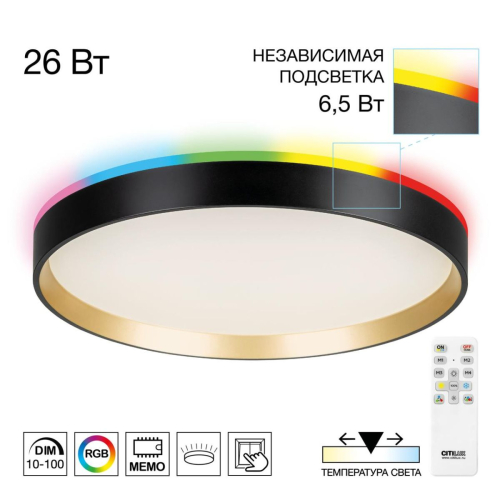 Потолочный светильник Citilux Etalon CL750321R изображение в интернет-магазине Cramer Light