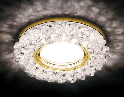Встраиваемый светильник Ambrella Light S701 CL/GD/WH изображение в интернет-магазине Cramer Light