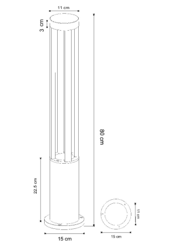 Ландшафтный светильник Arte Lamp Thuban A1080PA-1BK дополнительное фото фото 5