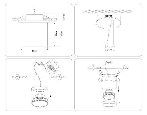 Встраиваемый спот Ambrella Light Move TA1432 изображение в интернет-магазине Cramer Light фото 8