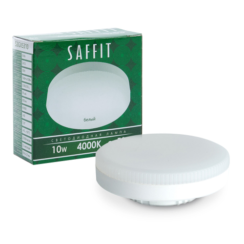 Лампа светодиодная Saffit SBGX5310 GX53 10W 4000K 55228 изображение в интернет-магазине Cramer Light