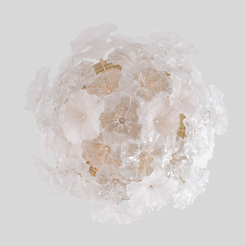 Потолочный светильник Crystal Lux MAGNOLIA PL12 GOLD изображение в интернет-магазине Cramer Light фото 11