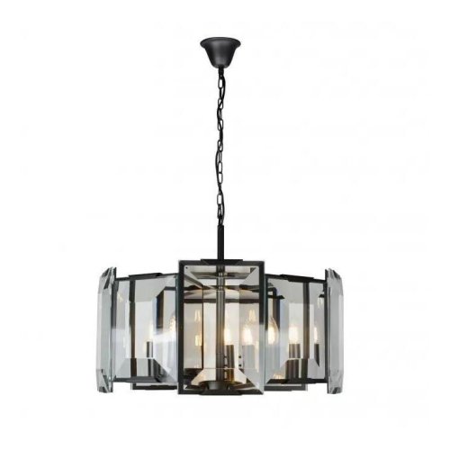 Подвесная люстра iLamp Panorama 6115-560BK изображение в интернет-магазине Cramer Light