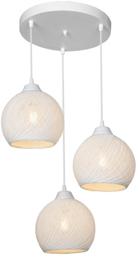 Подвесной светильник Toplight Lizbeth TL1612R-03WH изображение в интернет-магазине Cramer Light фото 2