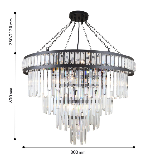 Подвесная люстра Favourite Preston 4731-19P изображение в интернет-магазине Cramer Light фото 2