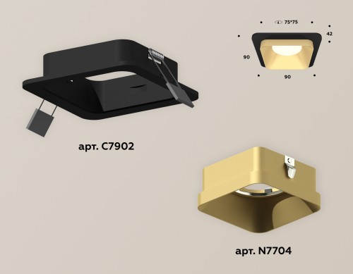 Встраиваемый светильник Ambrella Light Techno XC7902004 (C7902, N7704) изображение в интернет-магазине Cramer Light фото 2