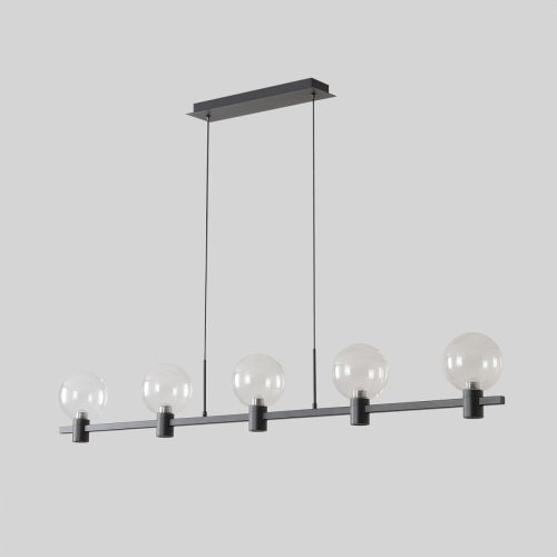 Подвесной светильник Crystal Lux DUET SP35W LED BLACK изображение в интернет-магазине Cramer Light фото 4