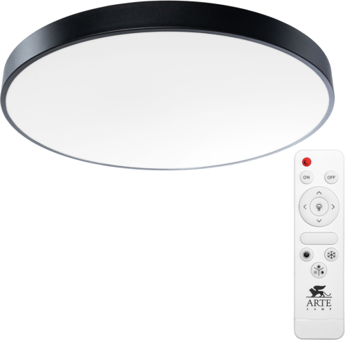 Потолочный светодиодный светильник Arte Lamp Arena A2673PL-1BK изображение в интернет-магазине Cramer Light фото 2