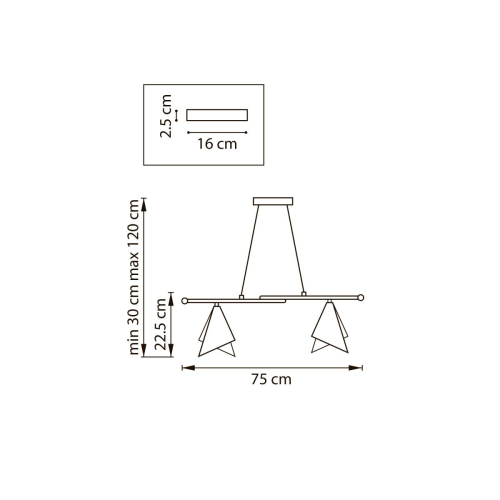 Подвесная люстра Lightstar Cone GW 757046 изображение в интернет-магазине Cramer Light фото 2
