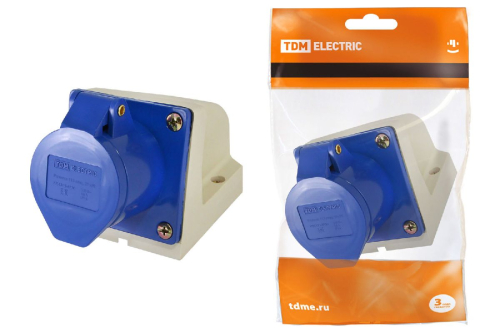 Розетка стационарная TDM Electric SQ0602-0004 дополнительное фото