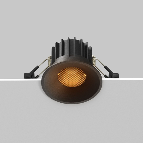 Встраиваемый светильник Maytoni Round DL058-12W2.7K-B изображение в интернет-магазине Cramer Light фото 8