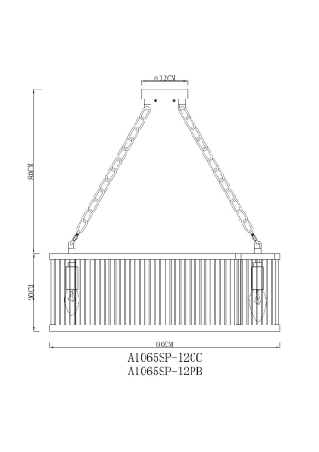 Подвесная люстра Arte Lamp Anetta A1065SP-12PB изображение в интернет-магазине Cramer Light фото 5