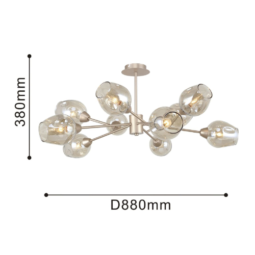 Потолочная люстра F-Promo Tilda 2658-10U изображение в интернет-магазине Cramer Light фото 6