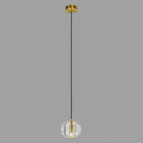 Подвесной светильник Belfast Pansy 6214-1 BR CL изображение в интернет-магазине Cramer Light фото 2