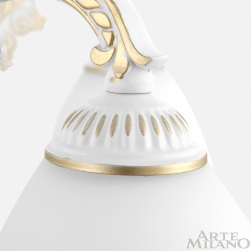 Подвесная люстра Arte Milano 340837/5 WT+G изображение в интернет-магазине Cramer Light фото 6